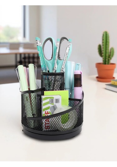 Darvish Tm Masa Üstü Metal Ofis Düzenleyici Standı 449807330 Siyah