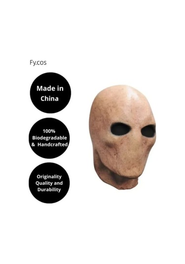 Jl Cadılar Bayramı Faceless Adam Maskesi  Tam Yüz Lateks