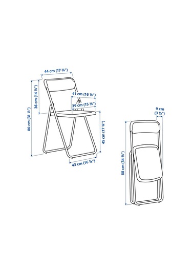 Vıhals Katlanır Sandalye Mutfak Sandalyesi Kırmızı Kırmızı