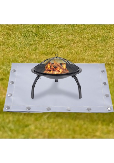 Homyl Kamp Veranda Çim Için Ateş Çukuru Mat Çok Yönlü