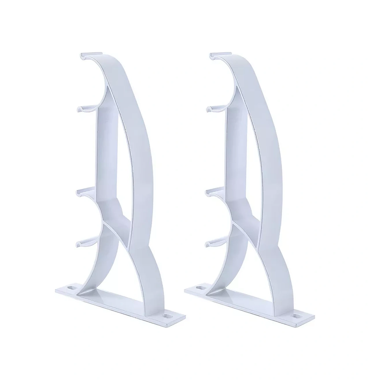 Kastly Duvara Monte İki Sıralı Perde Rayı Braketi 241150620 Beyaz