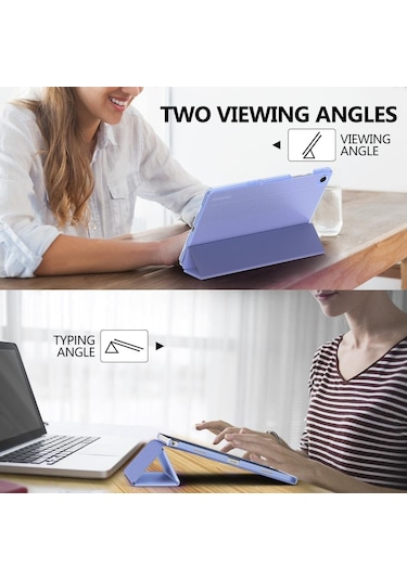 Samsung Galaxy Uyumlu Tab A9 Plus X210 X213 X215 X217 Kılıf New Pu Deri Smart Standlı Case Uyku Modlu