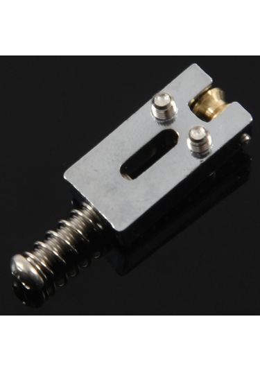 Fender Strat/télé Guitare Électrique Avec Roue De Réglage Ve Couleur Chrome İçin Köprü Seleleri B