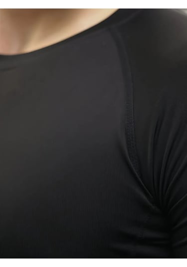 Igelek Spor Rashguard Kompresyon Tişört 376544002 Siyah