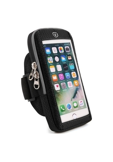 Zcjb Yıpınu Ya19 Açık Spor Fitness Su Geçirmez Dokunmatik Ekran Cep Telefonu Kol Çantası Siyah Siyah