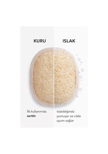 Kabak Lifli Oval Lastikli Yüz Ve Vücut Kesesi