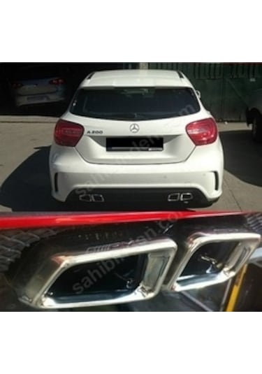 Mercedes Amg W176 Uyumlu Yedek Parça Kare Egzoz Ucu