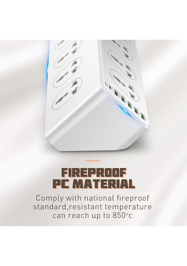 Ldnıo Sc10610 30w 10+6 Bağlantı Noktalı Çok Fonksiyonlu Seyahat Ev Ofis Hızlı Şarj Soketi, Spec: Ab Fiş