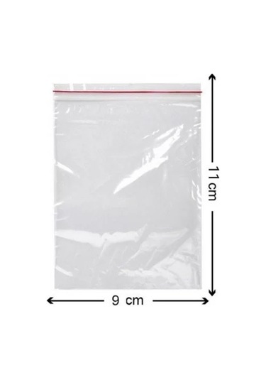 Kilitli Torba Kilitli Poşet 9X11 Cm 100 Adet