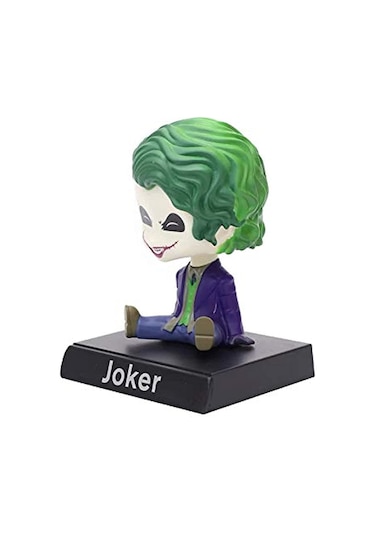 The Joker Villain S Edition Anime Sallanan Kafalı Figür Biblo Telefon Tutucu Dekoratif Masa Süsü Yşl Joker