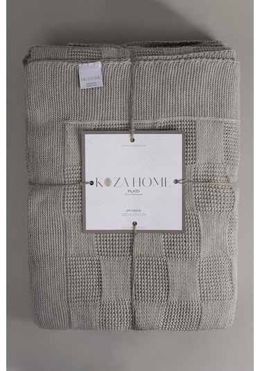 Plaid Vizon Çift Kişilik Battaniye 200 X 220 15010 Vizon