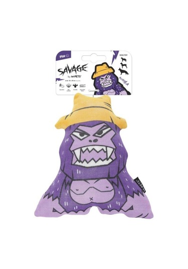 M-pets Savage Gorilla Peluş Köpek Oyuncağı 22x20 Cm