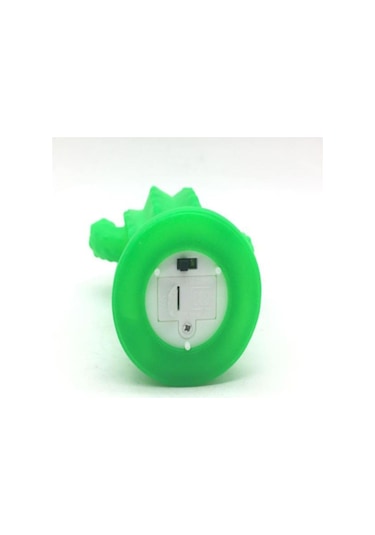 Pilli Silikon Led Işıklı Sevimli Kaktüs Gece Lambası Aydınlatması Beyaz