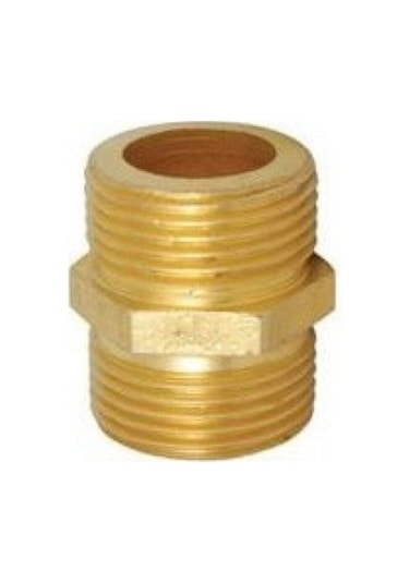 Pirinç Sarı Nipel 1/2 - 1/2