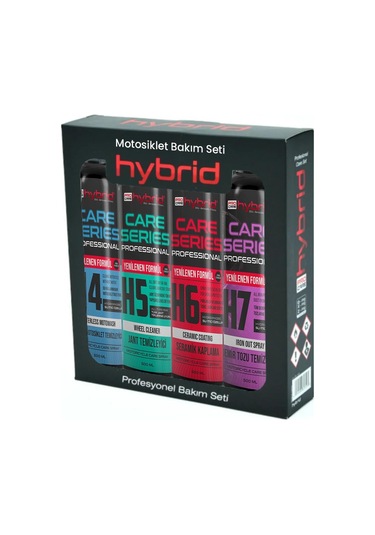 Hybrid Profesyonel Motosiklet Bakım Seti 4'lü