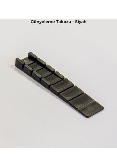 Mesan Plastik Gönyeleme Takozu Siyah (0253)