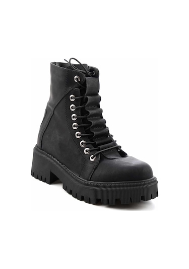 Siyah Kadın Bot & Bootie K02586201301 Siyah