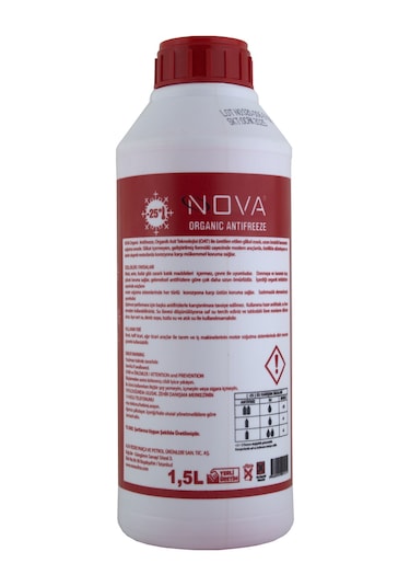 Nova -25 Derece Kırmızı Antifriz 2 X 1.5Lt 3Litre 2Csb