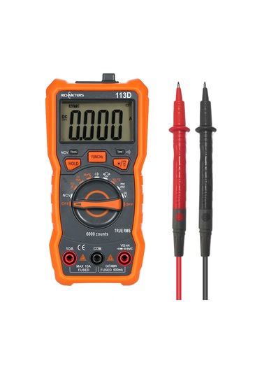 Rıchmeters Rm113d 6000 Sayım Ncv Dijital Multimetre