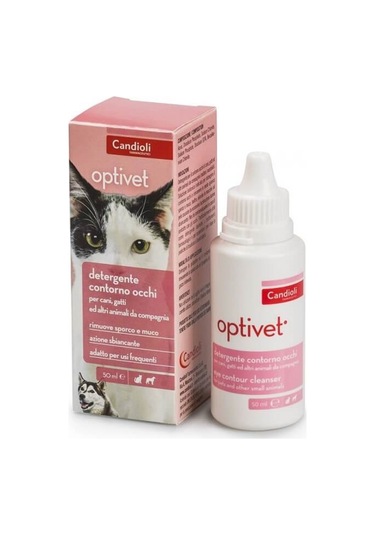 Candioli Optivet Kedi ve Köpek Göz Temizleme Losyonu 50 ML