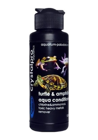 Crystal Pro Kaplumbağa Kurbağa Axolotl Su Düzenleyicisi 125 ML