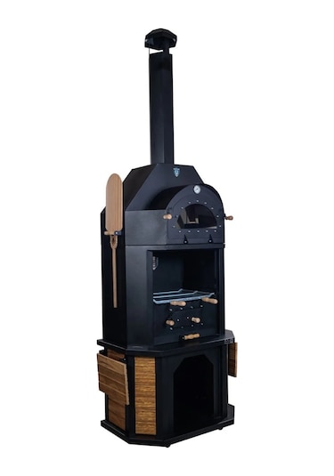 Zs Hermanos Elegance Barbekü Siyah - Kahverengi