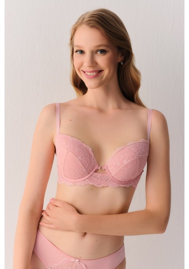 Suwen Honey Destekli Sütyen St4444609a077 Pembe