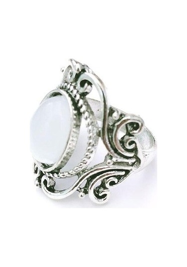 Dancemonkey Yüzükler Yüzük Takıları, Takı Ölçü: Gökkuşağı Düğün Aytaşı Antik 9 Oq Standart Çok Renkli