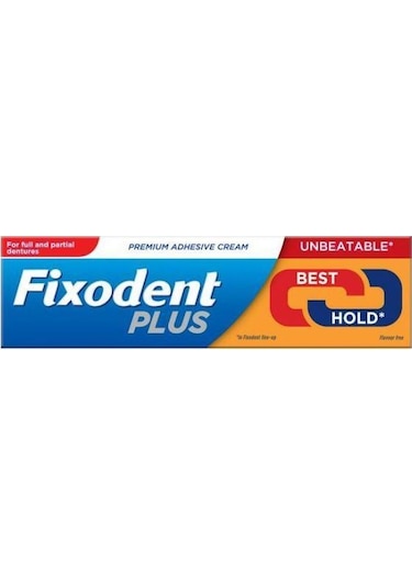 Fixodent Plus Güçlü Tutuş Diş Protez Yapıştırıcı Krem 40 G