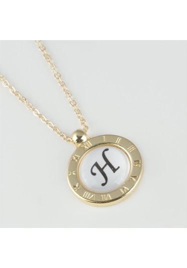 Seri Sonu Harfli Kolye-h N145 Sedef