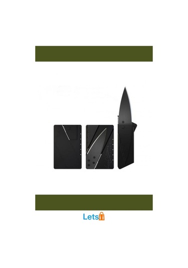 Kredi Kartı Şeklinde Paslanmaz Çelik Bıçak Cardsharp