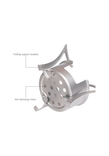 Vkemall Yeni Wst065-1 Saf Titanyum Tek Braketli Odun Yakan Soba Çok Renkli