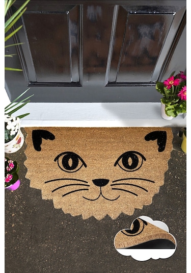 Coco Grazie 45x75 Cm Doğal Koko Kıl Paspas,hindistan Naturel Kapı Önü Paspası Diğer