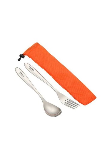 Novahub Hafif Titanyum Kamp Çatal Bıçak Takımı - Doğa Yürüyüşü Ve Piknik İçin Çok Renkli, Renkli Tasarım Çok Renkli