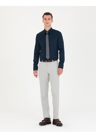 Pierre Cardin Erkek Lacivert Basic Gömlek 50277147-vr033 Lacivert