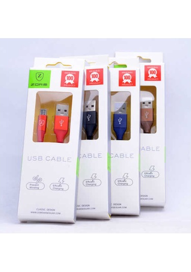 Metal Uçlu 8600 Micro Usb Kablo