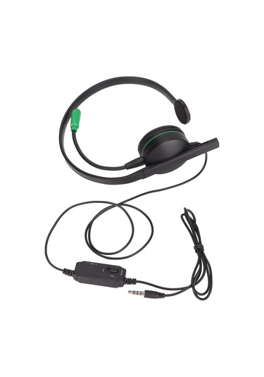 S481 Tek Taraflı Oyun Kulaklığı 3,5 Mm Stereo Kablolu Tek Kulaklı Kulaklık Mikrofon Ve Kablo İçi Kontrol İle Ps4 Ve Xbox One İçin