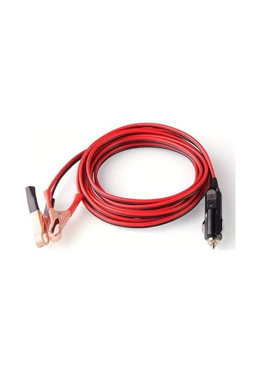 Boatshop1 Balık Klibi Çakmak 3m Alligator Clip Erkek Bağlayıcı Uzatma Kablosu 12v 24v 15a Ağır Hizmet Kulp Kablosu Araba Elektrik Sistemleri 16awg