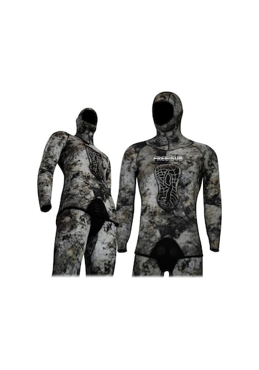 Free-Sub 5mm Ghost Dark Avcı Serbest Dalış Elbisesi Çok Renkli