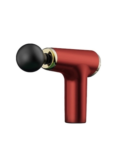 Yorgunluğu Gidermek Için Süper Uzun Pil Ömrüne Sahip Mini Ön Pano Tabancası Elektrikli Çok Fonksiyonlu Masaj Cihazı F27djk Kırmızı