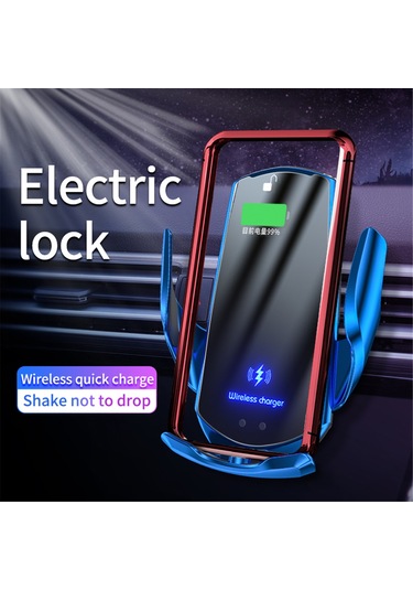 Mufunye Q3 Araç Üstü Manyetik Mobil Kablosuz Şarj Cihazı, 15w Araç Elektrikli Kablosuz Şarj Cihazı Tutucu,