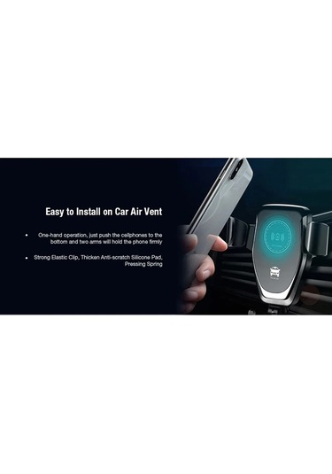 Yulong Ximistore9 "10w Kablosuz Hızlı Araç Şarj Cihazı - Siyah