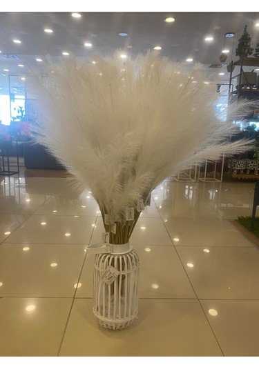 T.concept Dekoratif Yapay Çiçek 95 Cm Beyaz Renk 664