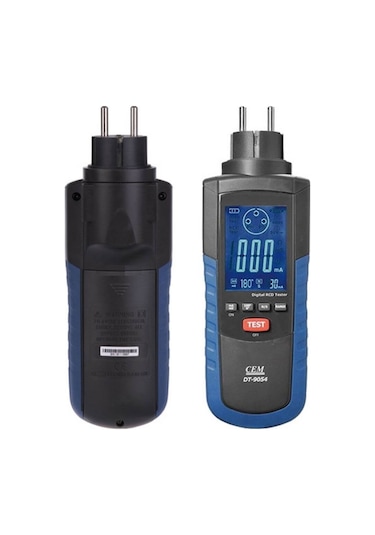 Cem Dt-9054 Kaçak Akım Rölesi Rcd Test   Cihazı