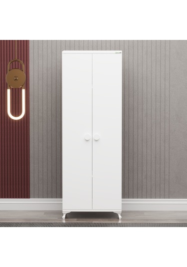 Garaj Home Yıldız 2 Kapaklı Dolap - Beyaz