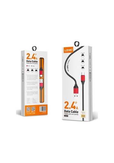 Ldnıo 1 Metre Şarj Kablosu 1 Metre Micro - Ls431