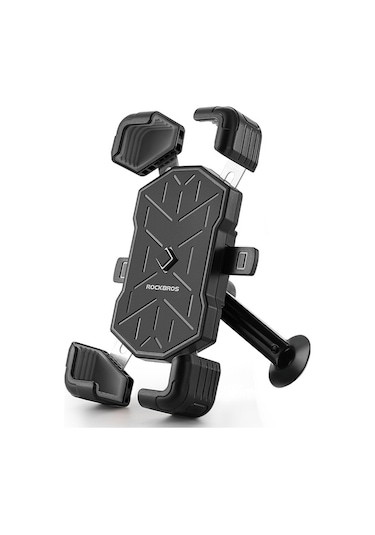 Jokmae Hw-117 E-bisiklet Telefon Tutucu Motosiklet Bisikleti 4,5"-7,2" Cihazlar İçin Hızlı Açılır Telefon Braketi - Gri / Kök Gri Çok Renkli