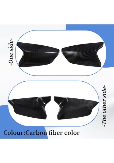 Xiaaokeji Chevrolet Karbon Fiber Rengi İçin Araba Yan Dikiz Aynası Kapağı Döşemesi