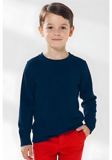 Fyk Kids Unisex Sweatshirt -  Lacivert