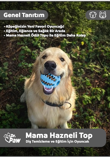 Dr. Paw Mama Hazneli Köpek Oyun Topu